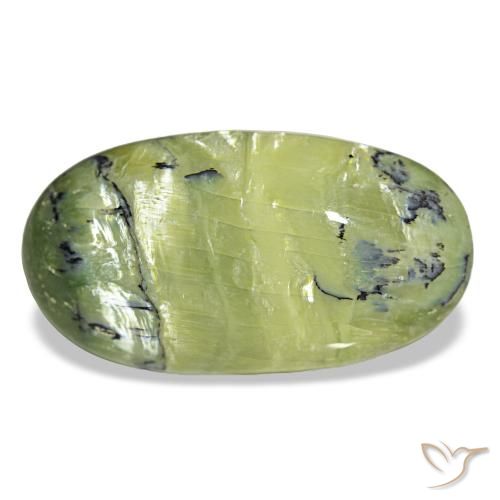 15,49 ctw natürlicher grüner Opal, Oval Schliff, Lichtundurchlässig
