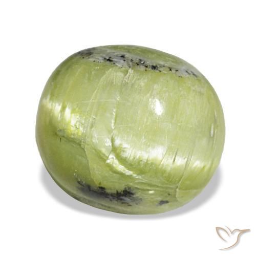 3,75 ctw natürlicher grüner Opal, Oval Schliff, Lichtundurchlässig
