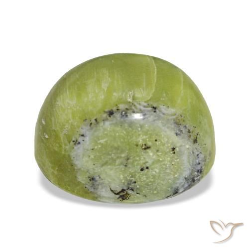 3,75 ctw natürlicher grüner Opal, Oval Schliff, Lichtundurchlässig