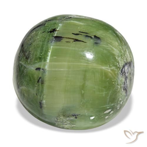 9,37 ctw natürlicher grüner Opal, Kissenschliff, Lichtundurchlässig
