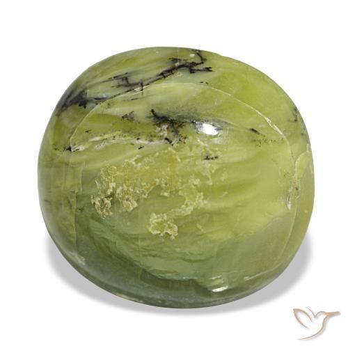6,63 ctw natürlicher grüner Opal, Oval Schliff, Lichtundurchlässig