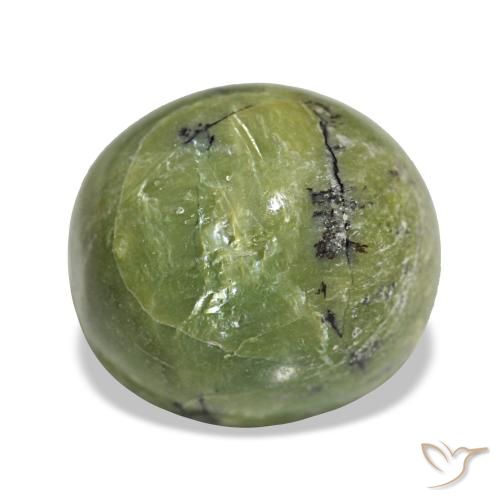 4,99 ctw natürlicher grüner Opal, Oval Schliff, Lichtundurchlässig