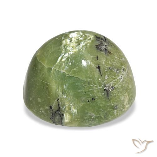 4,99 ctw natürlicher grüner Opal, Oval Schliff, Lichtundurchlässig