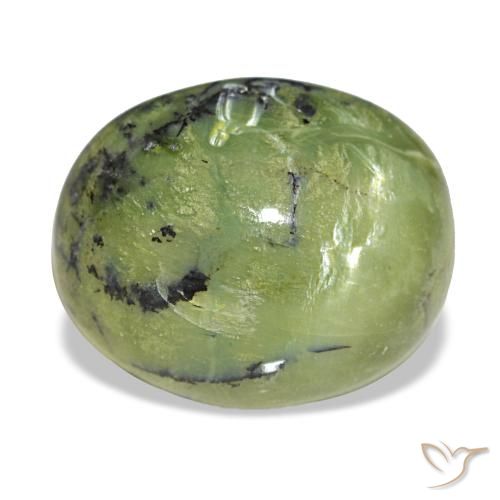 6,32 ctw natürlicher grüner Opal, Oval Schliff, Lichtundurchlässig