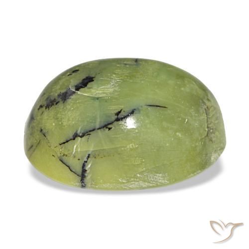 6,32 ctw natürlicher grüner Opal, Oval Schliff, Lichtundurchlässig