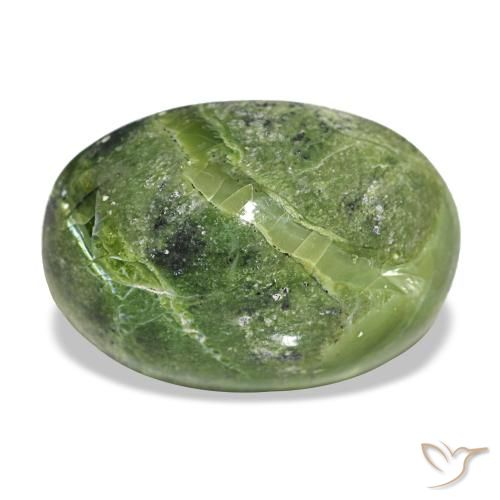 9.74ct Grüner Opal, Oval, Lichtundurchlässig