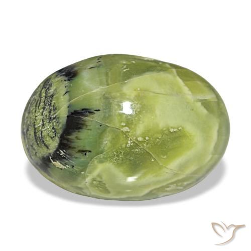 8.39ct Grüner Opal, Oval, Lichtundurchlässig