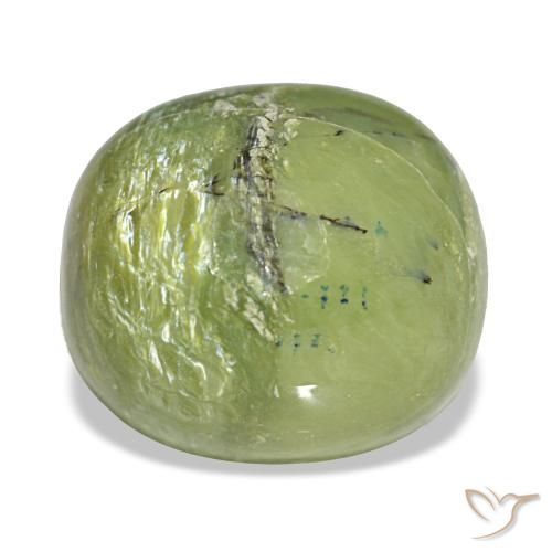 6.79ct Grüner Opal, Kissen, Lichtundurchlässig