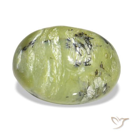 6,67 ctw natürlicher grüner Opal, Oval Schliff, Lichtundurchlässig