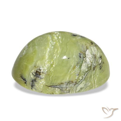 6,67 ctw natürlicher grüner Opal, Oval Schliff, Lichtundurchlässig