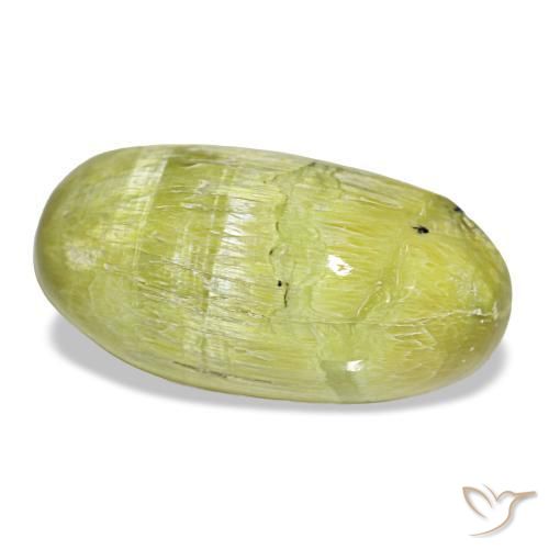 7,30 ctw natürlicher grüner Opal, Oval Schliff, Lichtundurchlässig