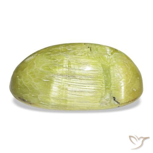 7,30 ctw natürlicher grüner Opal, Oval Schliff, Lichtundurchlässig