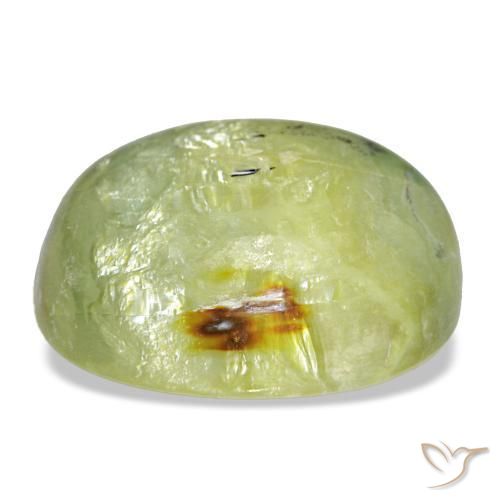 21,69 ctw natürlicher grüner Opal, Oval Schliff, Lichtundurchlässig