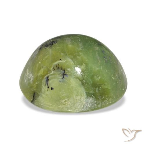 3,41 ctw natürlicher grüner Opal, Oval Schliff, Lichtundurchlässig