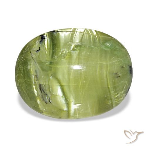 7.07ct Grüner Opal, Oval, Lichtundurchlässig
