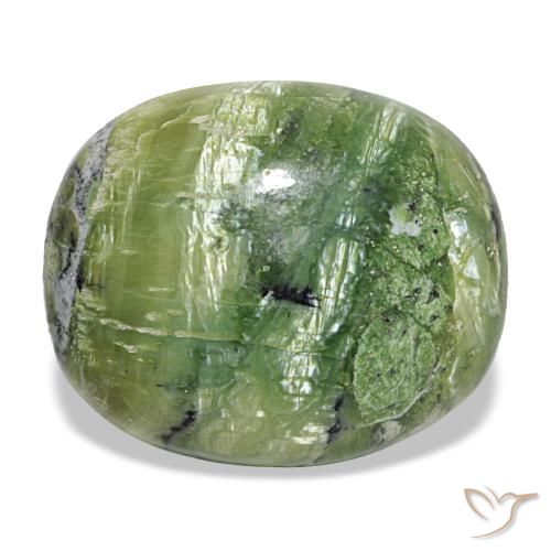 27.02ct Grüner Opal, Kissen, Lichtundurchlässig