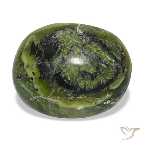 8.91ct Grüner Opal, Oval, Lichtundurchlässig
