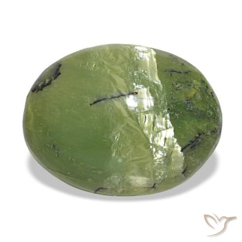 4.21ct Grüner Opal, Oval, Lichtundurchlässig
