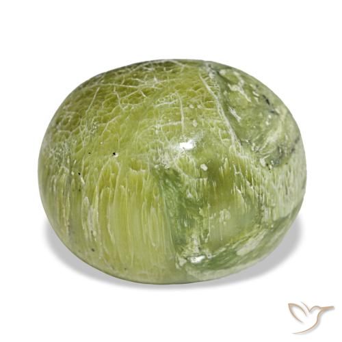7,16 ctw natürlicher grüner Opal, Oval Schliff, Lichtundurchlässig