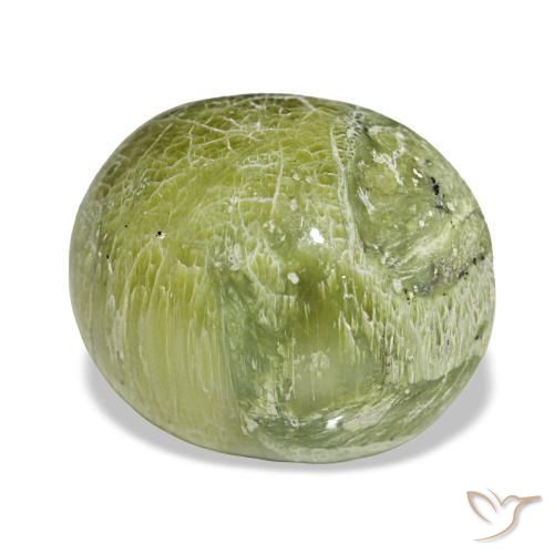 7,16 ctw natürlicher grüner Opal, Oval Schliff, Lichtundurchlässig