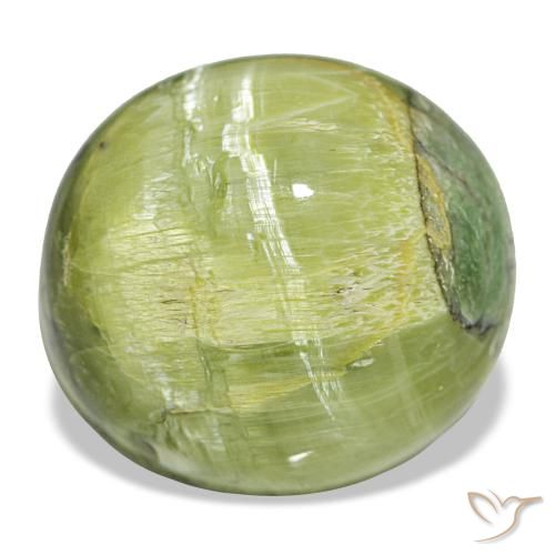 17,84 ctw natürlicher grüner Opal, Oval Schliff, Lichtundurchlässig