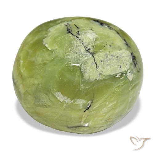 18,56 ctw natürlicher grüner Opal, Oval Schliff, Lichtundurchlässig