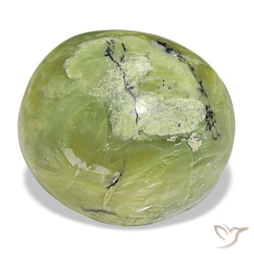 18,56 ctw natürlicher grüner Opal, Oval Schliff, Lichtundurchlässig