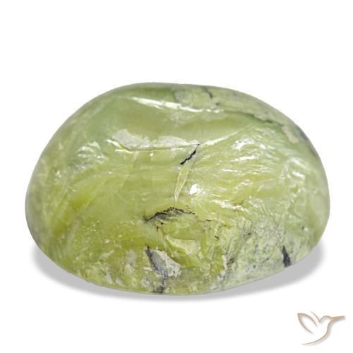 18,56 ctw natürlicher grüner Opal, Oval Schliff, Lichtundurchlässig