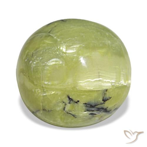 7,23 ctw natürlicher grüner Opal, Oval Schliff, Lichtundurchlässig