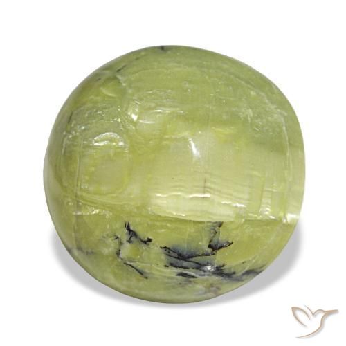 7,23 ctw natürlicher grüner Opal, Oval Schliff, Lichtundurchlässig