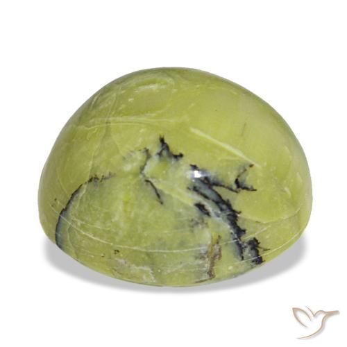 7,23 ctw natürlicher grüner Opal, Oval Schliff, Lichtundurchlässig