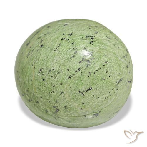 15,15 ctw natürlicher grüner Opal, Oval Schliff, Lichtundurchlässig