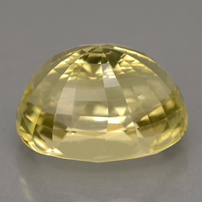 6,60 ctw natürlicher gelber Orthoklas, Oval Schliff, VS