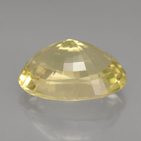 6,04 ctw natürlicher gelber Orthoklas, Oval Schliff, VS