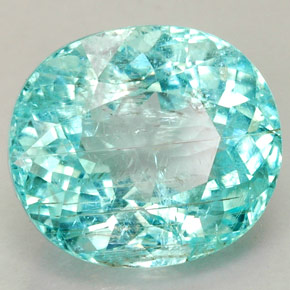 3,34 ctw natürlicher blauer Paraíba-Turmalin, Oval Schliff, SI-I1