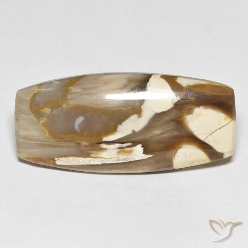 31.21ct Natürlicher Mehrfarbig Erdnussholz Jaspis, Kissen, Lichtundurchlässig