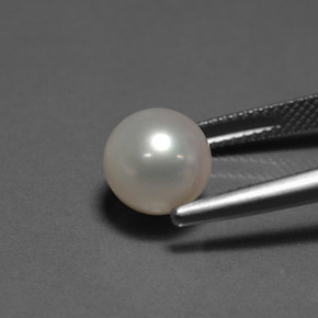 4,47 ctw natürlicher cream Perle, Sphäre / Kugel, Lichtundurchlässig
