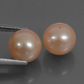 6,19 ct natürliche rosafarbener Perle-Edelsteine, Sphäre / Kugel, Lichtundurchlässig