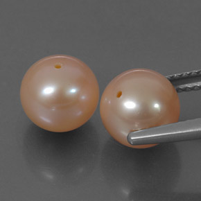 6,19 ct natürliche rosafarbener Perle-Edelsteine, Sphäre / Kugel, Lichtundurchlässig
