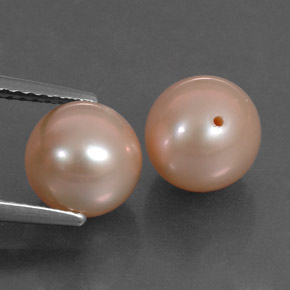 6,73 ct natürliche rosafarbener Perle-Edelsteine, Sphäre / Kugel, Lichtundurchlässig
