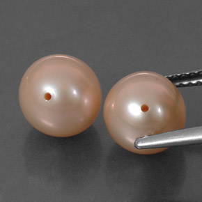 6,73 ct natürliche rosafarbener Perle-Edelsteine, Sphäre / Kugel, Lichtundurchlässig