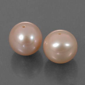 6,47 ct natürliche rosafarbener Perle-Edelsteine, Sphäre / Kugel, Lichtundurchlässig