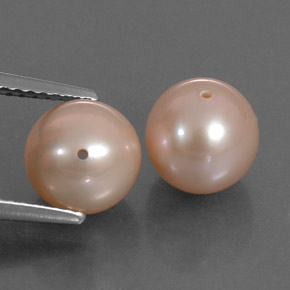 6,47 ct natürliche rosafarbener Perle-Edelsteine, Sphäre / Kugel, Lichtundurchlässig