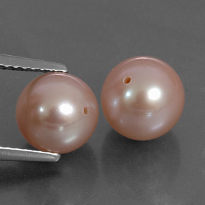 6,75 ct natürliche rosafarbener Perle-Edelsteine, Sphäre / Kugel, Lichtundurchlässig