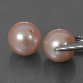 6,75 ct natürliche rosafarbener Perle-Edelsteine, Sphäre / Kugel, Lichtundurchlässig
