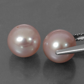 6,28 ct natürliche rosafarbener Perle-Edelsteine, Sphäre / Kugel, Lichtundurchlässig