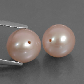 6,59 ct natürliche rosafarbener Perle-Edelsteine, Sphäre / Kugel, Lichtundurchlässig