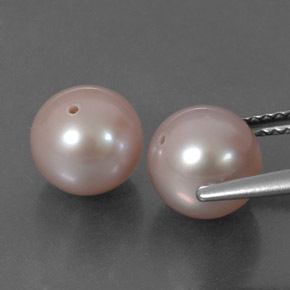 6,01 ct natürliche rosafarbener Perle-Edelsteine, Sphäre / Kugel, Lichtundurchlässig