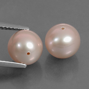 6,43 ct natürliche rosafarbener Perle-Edelsteine, Sphäre / Kugel, Lichtundurchlässig