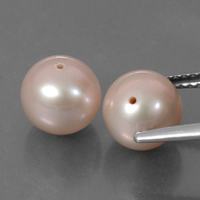 6,43 ct natürliche rosafarbener Perle-Edelsteine, Sphäre / Kugel, Lichtundurchlässig